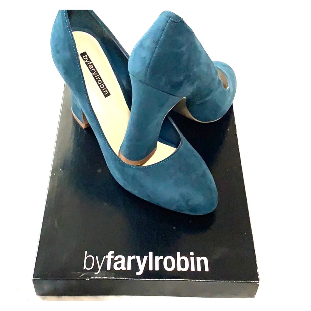 byfarylrobin teal heels